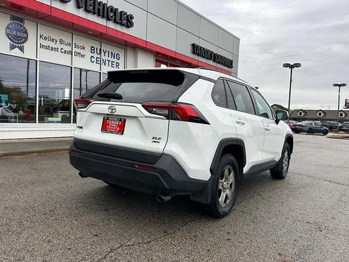 White 2022 Toyota RAV4 XLE