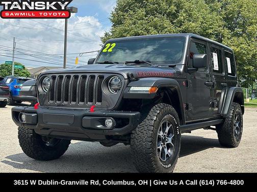 Granite Crystal Metallic Clearcoat 2022 Jeep Wrangler Unlimited Rubicon