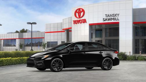 Midnight Black Metallic 2026 Toyota Corolla XSE