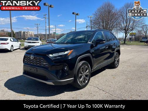 Midnight Black Metallic 2023 Toyota RAV4 Hybrid Limited