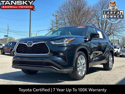 Midnight Black Metallic 2020 Toyota Highlander Hybrid Limited