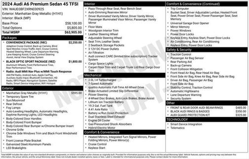 2024 Audi A6 45 Premium