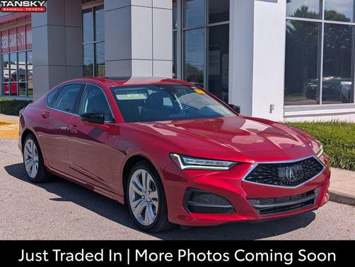 sparkle silver met 2021 Acura TLX Technology