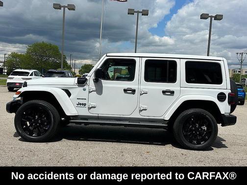 Bright White Clearcoat 2023 Jeep Wrangler 4xe Sahara