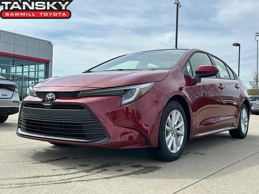 Pearl 2026 Toyota Corolla Hybrid LE Sedan