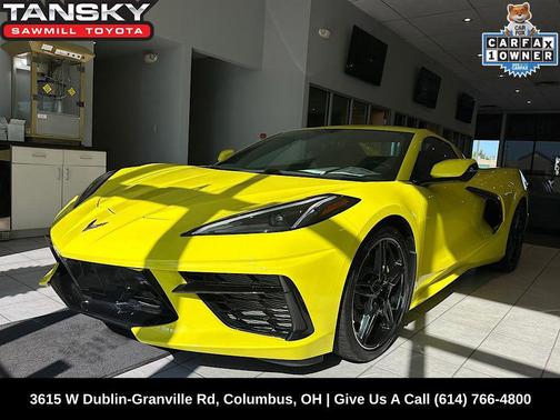 Accelerate Yellow Metallic 2021 Chevrolet Corvette Stingray w/2LT