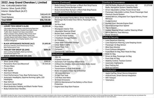 2022 Jeep Grand Cherokee L Limited
