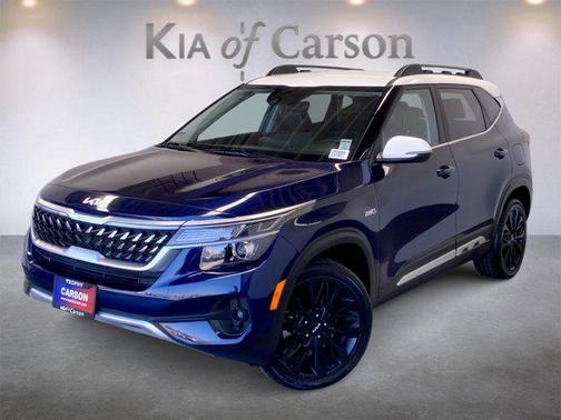 Neptune Blue 2022 Kia Seltos Nightfall Edition