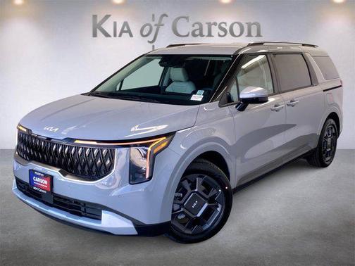 Ceramic Silver 2026 Kia Carnival Hybrid EX