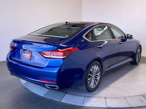 Ibiza Blue 2015 Hyundai Genesis 3.8