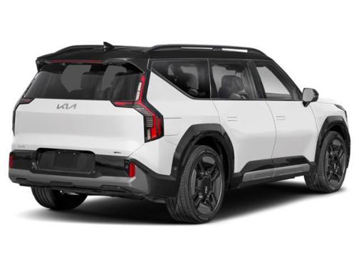 Glacial White Pearl/Ebony Black Roof 2026 Kia EV9 GT-Line
