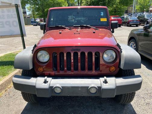 Red 2008 Jeep Wrangler X