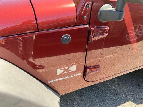 Red 2008 Jeep Wrangler X