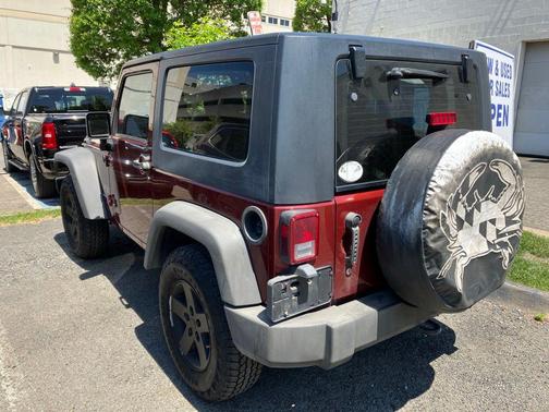 Red 2008 Jeep Wrangler X