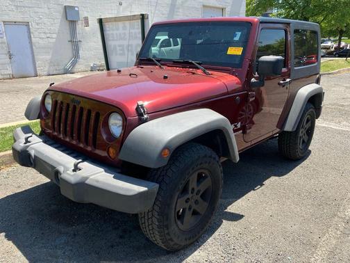 Red 2008 Jeep Wrangler X