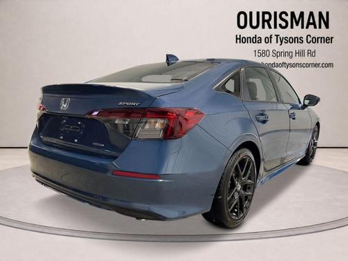 Blue 2026 Honda Civic Hybrid Sport