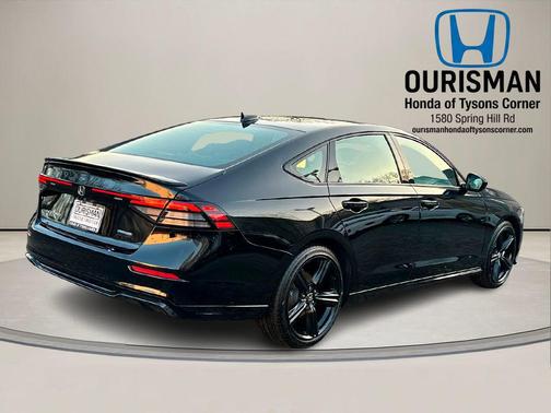 Crystal Black Pearl 2025 Honda Accord Hybrid Sport-L