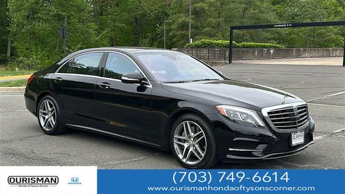 Black 2015 Mercedes-Benz S-Class 4MATIC