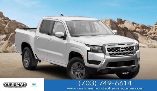 Glacier White 2026 Nissan Frontier SV