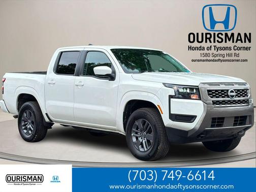Glacier White 2026 Nissan Frontier SV