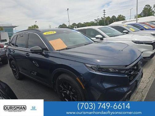 Canyon River Blue Metallic 2024 Honda CR-V Hybrid Sport FWD