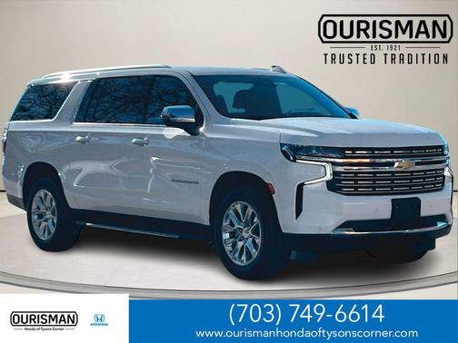 Summit White 2023 Chevrolet Suburban Premier