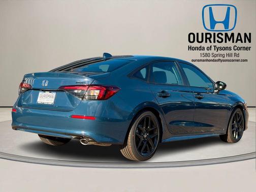 Blue 2026 Honda Civic Sport