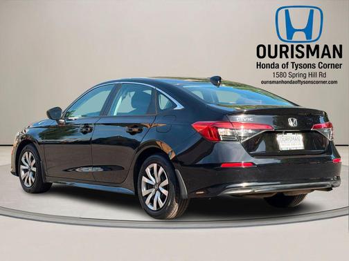 Crystal Black Pearl 2022 Honda Civic LX