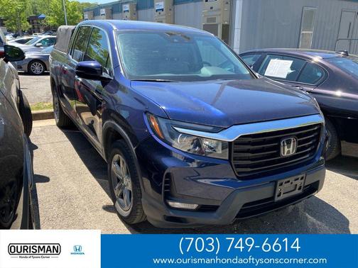 Obsidian Blue Pearl 2021 Honda Ridgeline RTL-E