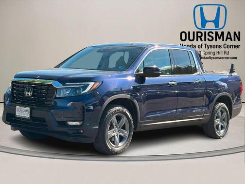 Obsidian Blue Pearl 2021 Honda Ridgeline RTL-E