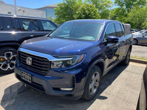 Obsidian Blue Pearl 2021 Honda Ridgeline RTL-E