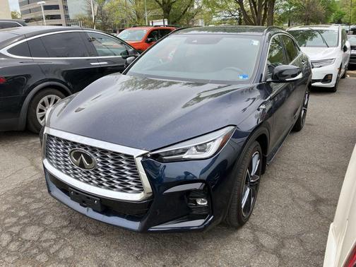 Hermosa Blue 2023 INFINITI QX55 LUXE