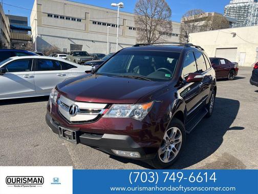 Red 2009 Acura MDX Base