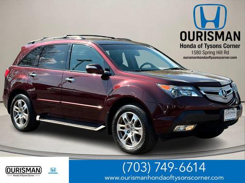 Dark Cherry Pearl 2009 Acura MDX Base