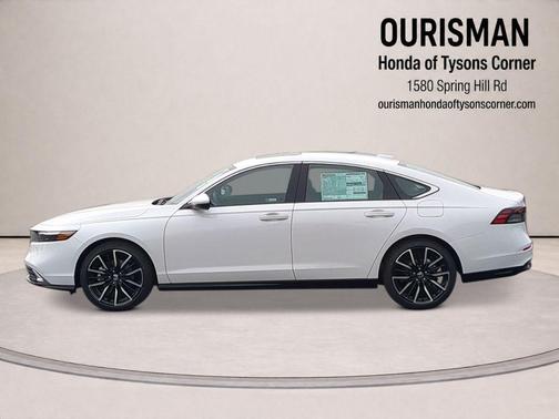 Platinum White 2026 Honda Accord Hybrid Touring