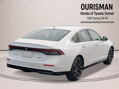 Platinum White 2026 Honda Accord Hybrid Touring