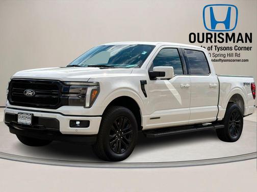 Star White Metallic Tri-Coat 2025 Ford F-150 Lariat
