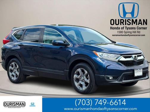 Obsidian Blue Pearl 2017 Honda CR-V EX-L