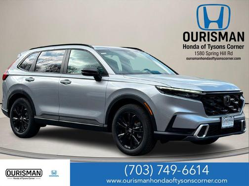 Silver Metallic 2026 Honda CR-V Hybrid Sport Touring AWD