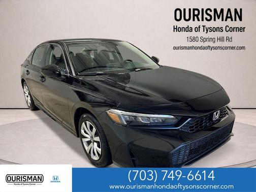Crystal Black 2026 Honda Civic LX