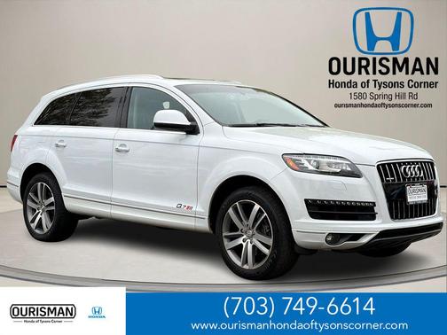 Glacier White Metallic 2014 Audi Q7 3.0T Premium Plus