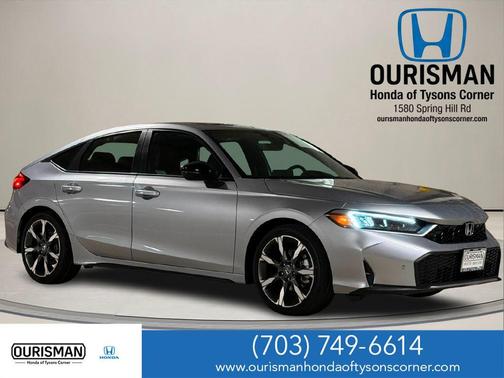 Silver Metallic 2026 Honda Civic Hybrid Sport Touring