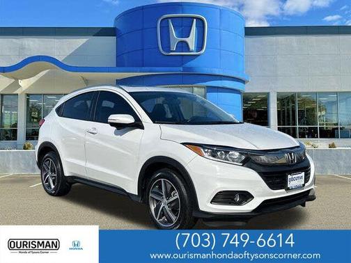 Platinum White Pearl 2022 Honda HR-V EX-L