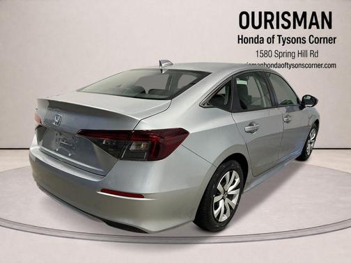 Silver 2026 Honda Civic LX