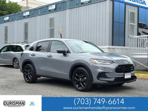Gray 2025 Honda HR-V AWD Sport