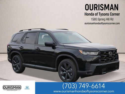 Crystal Black Pearl 2026 Honda Pilot Sport