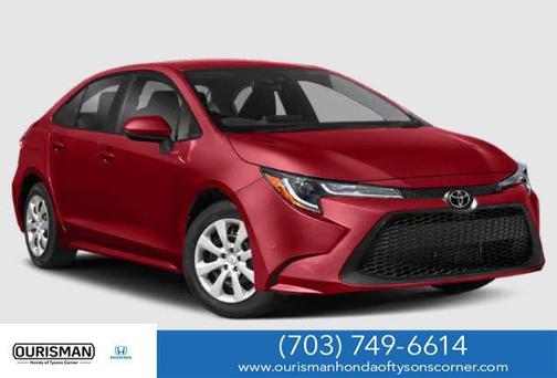 Barcelona Red Metallic 2020 Toyota Corolla LE