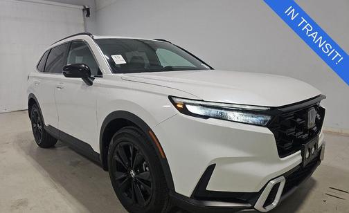 Platinum White Pearl 2023 Honda CR-V Hybrid Sport Touring AWD