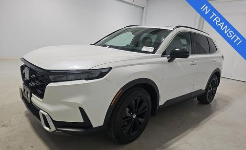 Platinum White Pearl 2023 Honda CR-V Hybrid Sport Touring AWD