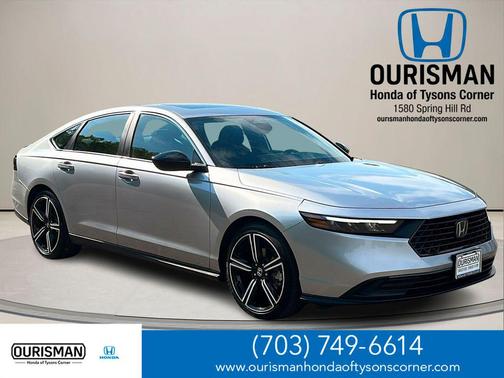 Lunar Silver Metallic 2023 Honda Accord Hybrid Sport